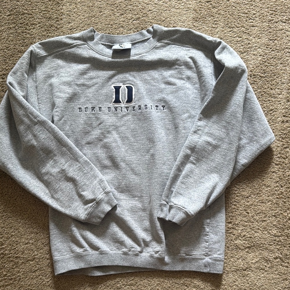 Vintage Duke University Gray Sweater